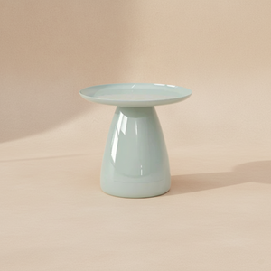 Table d’appoint ronde orange design