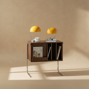 Table d’appoint bois massif style rétro