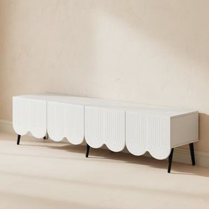 Meuble TV blanc design moderne