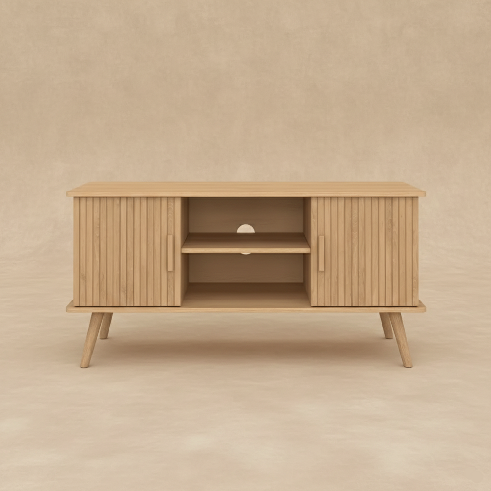 Meuble TV bois chêne moderne