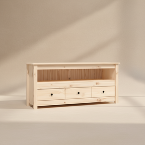 Meuble TV bois massif rustique