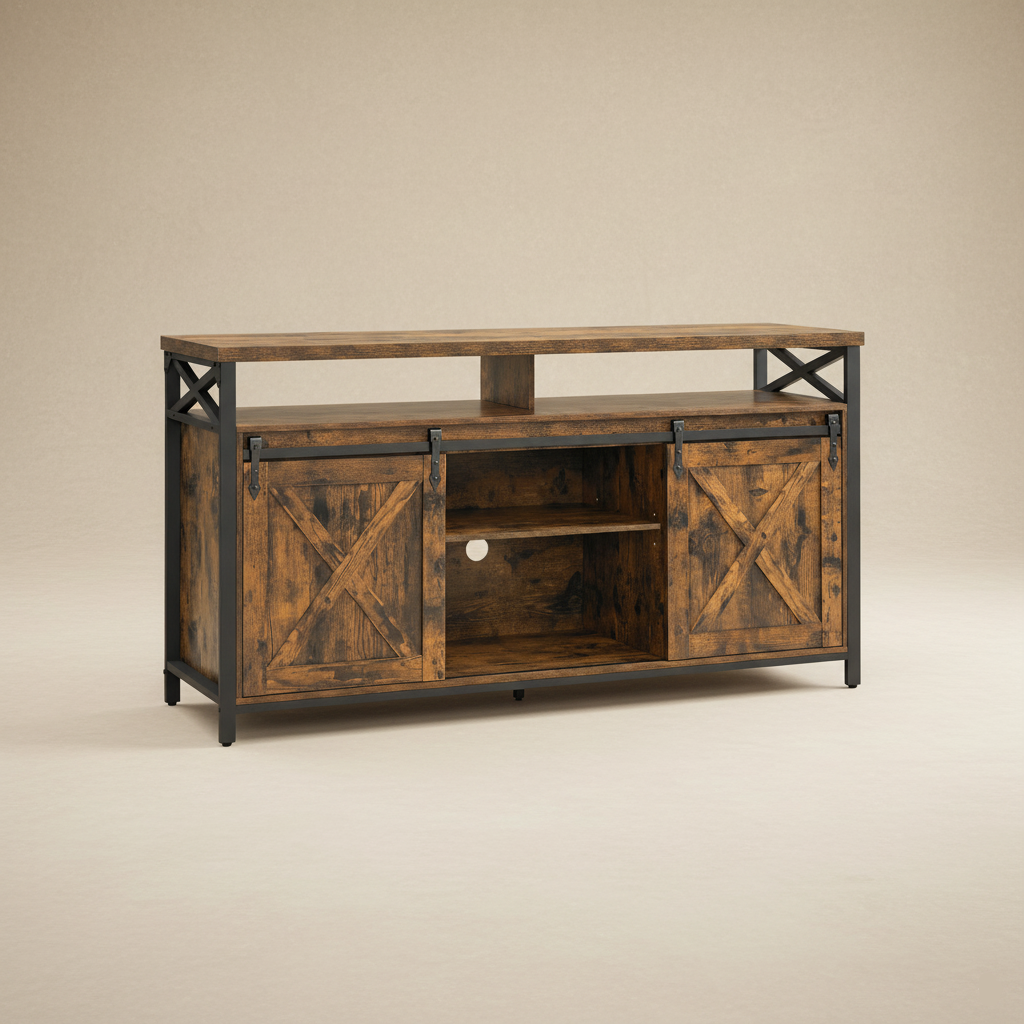 Meuble TV industriel