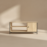 Meuble TV bois clair moderne