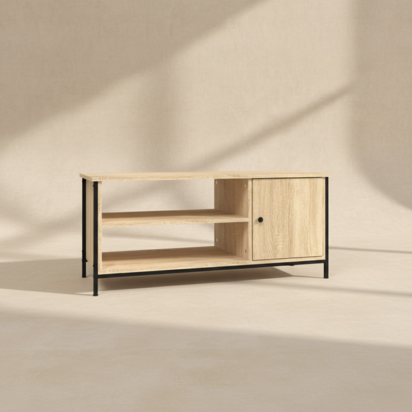 Meuble TV bois clair moderne