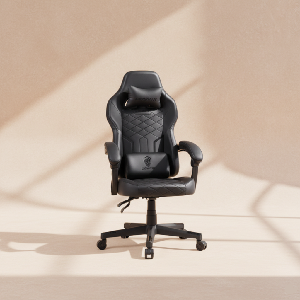 Chaise gaming ergonomique cuir