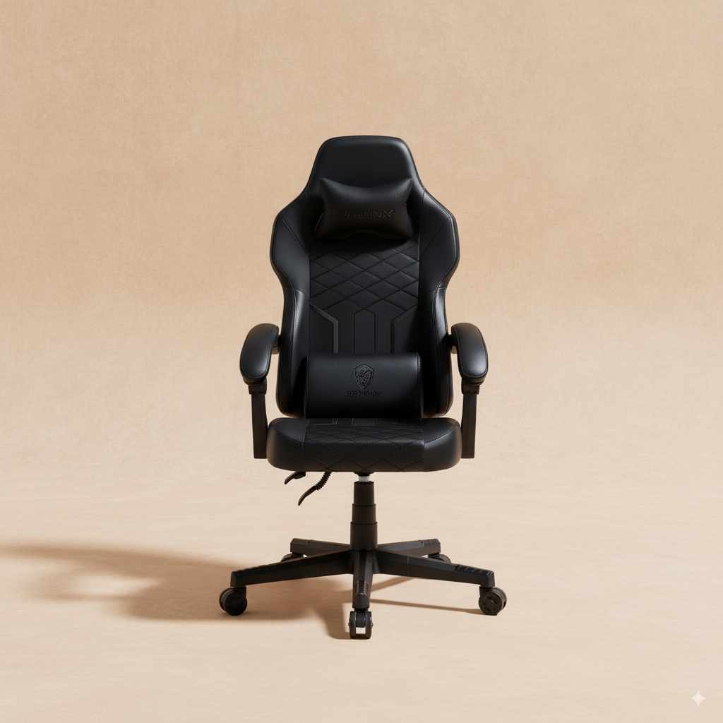 Chaise gaming ergonomique cuir