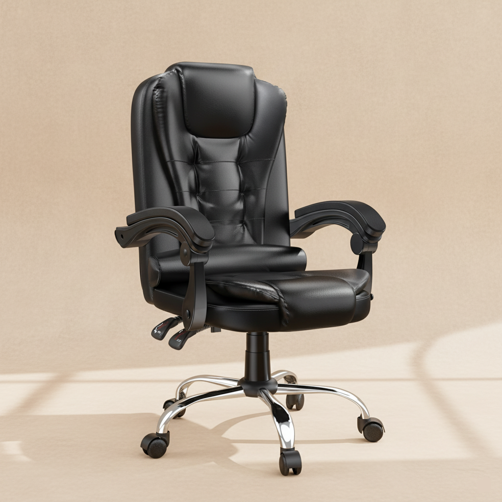 Chaise de bureau ergonomique grise