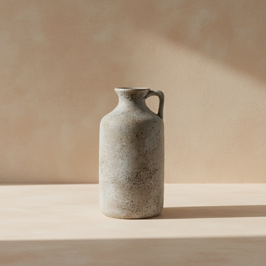 Vase en céramique vintage fait main