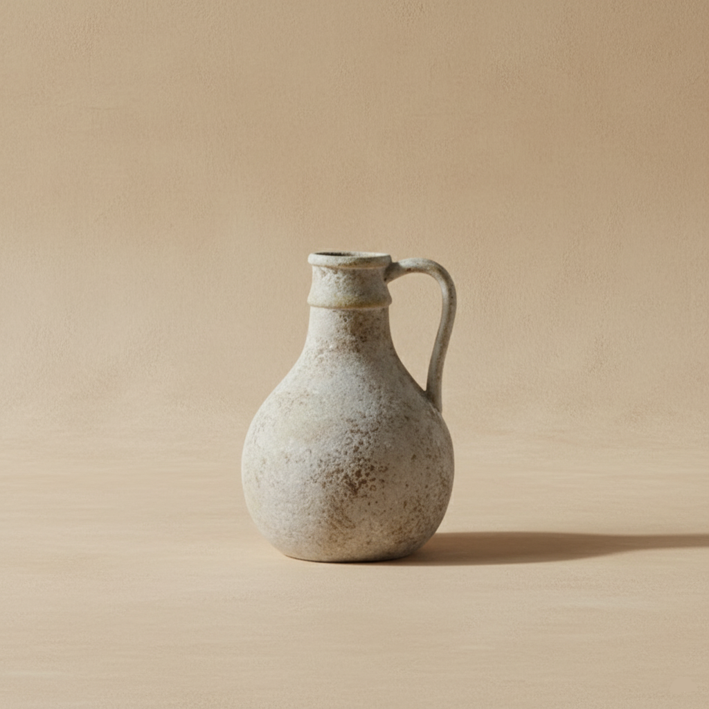 Vase en céramique vintage fait main