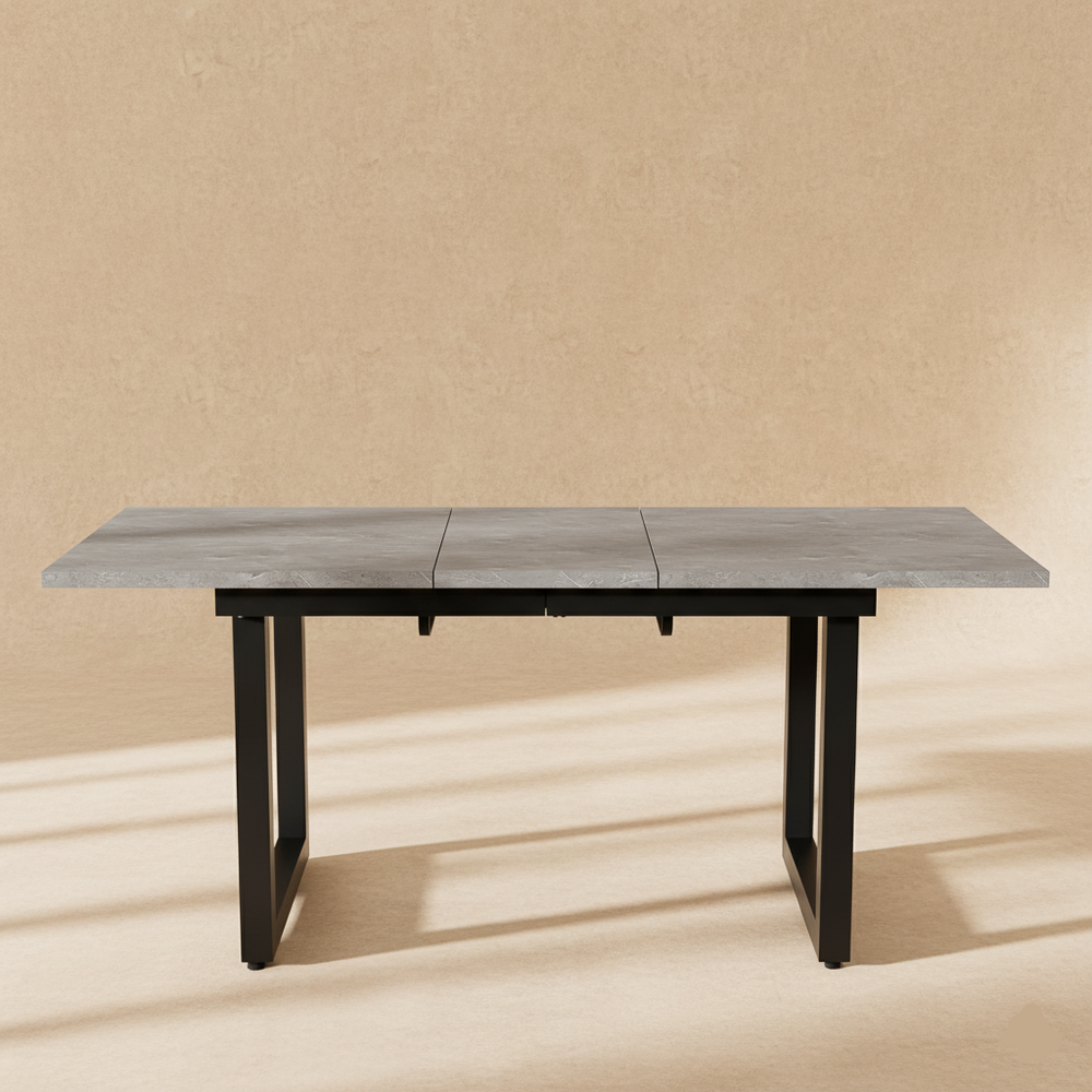 Table à manger extensible industrielle