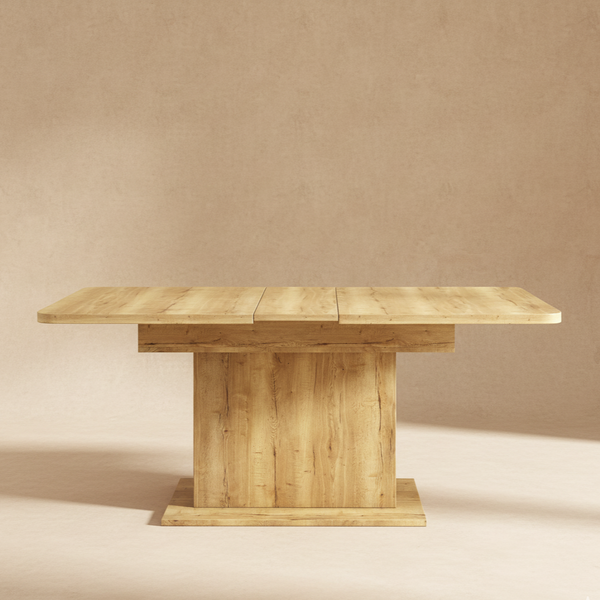 Table à manger extensible bois avec rangement