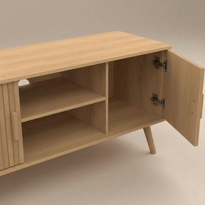 Meuble TV bois chêne moderne