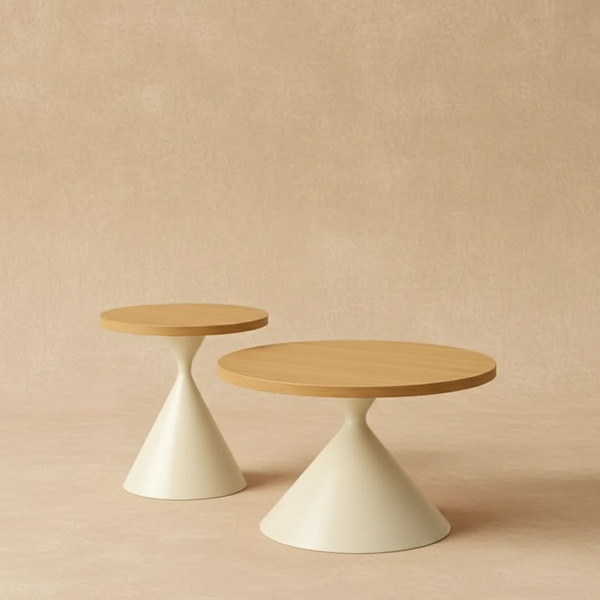 Tables basses rondes gigognes scandinaves