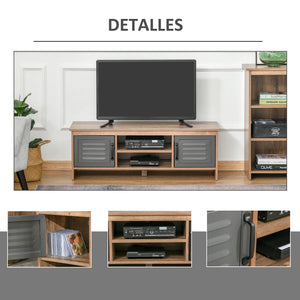 Meuble TV moderne bois métal