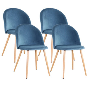 Chaise de salle à manger velours