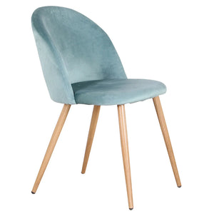 Chaise de salle à manger velours