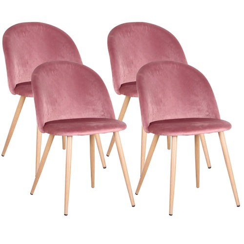 Chaise de salle à manger velours