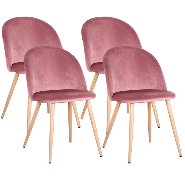 Chaise de salle à manger velours