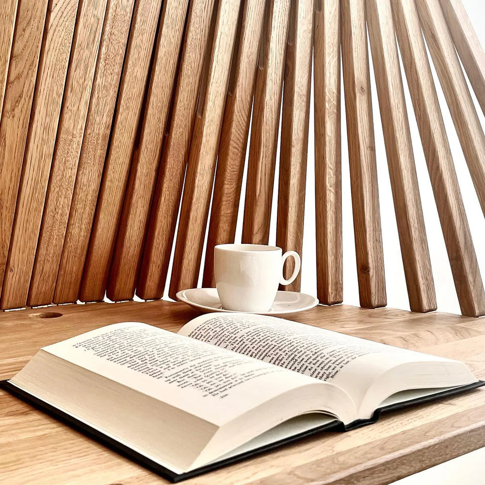 Table murale pliante bois massif design