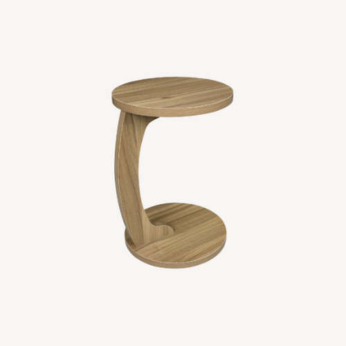 Table d’appoint ronde C-shape