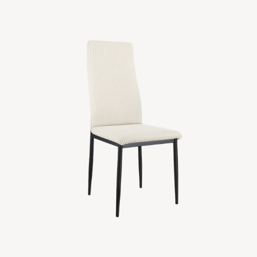 Chaise de salle à manger beige design (lot de 4)