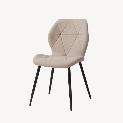 Chaise de salle à manger beige design