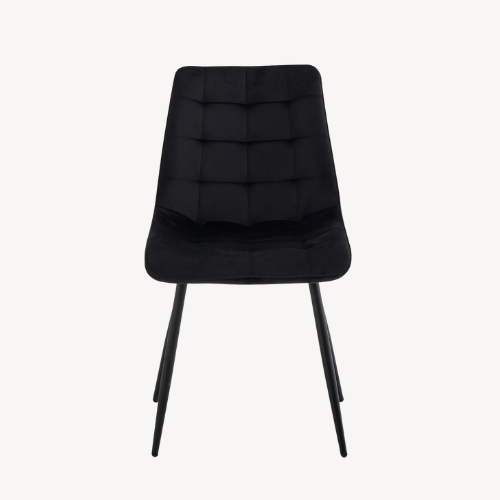 Chaise de salle à manger velours