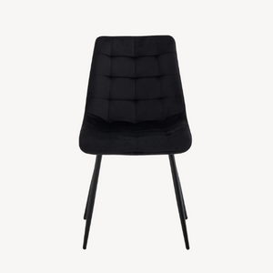 Chaise de salle à manger velours