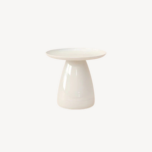 Table d’appoint ronde orange design
