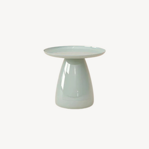 Table d’appoint ronde orange design