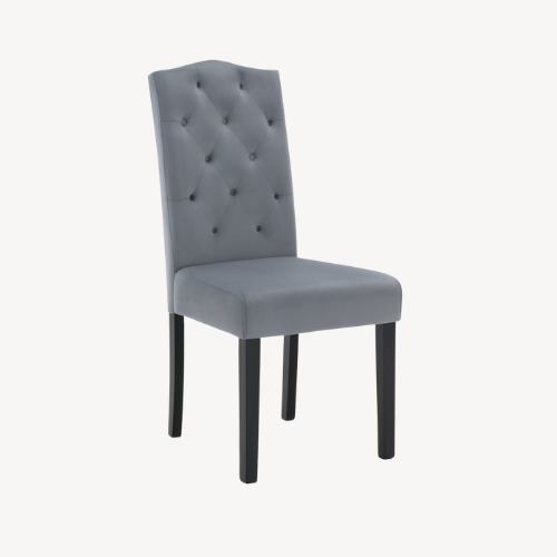 Chaises de salle à manger capitonnées velours