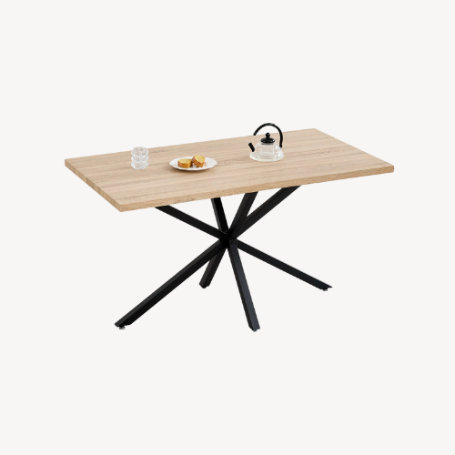 Table rectangulaire bois et métal