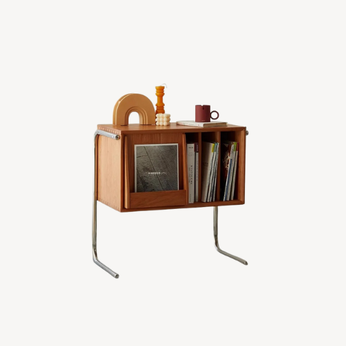 Table d’appoint bois massif style rétro