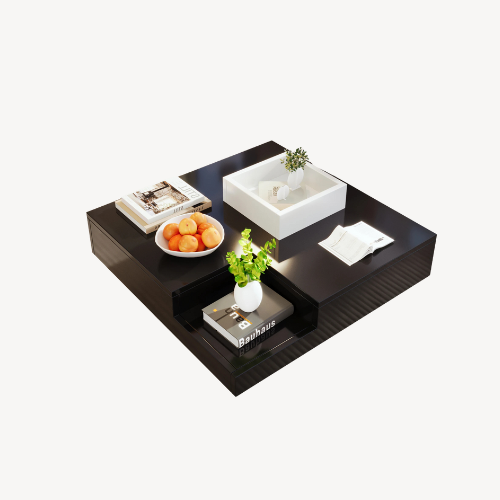 Table basse design carré