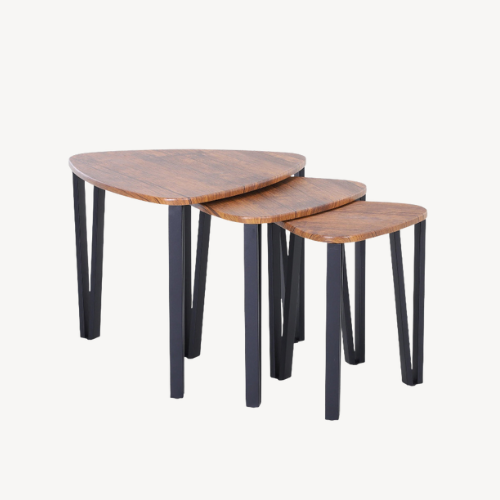 Tables basses gigognes bois métal