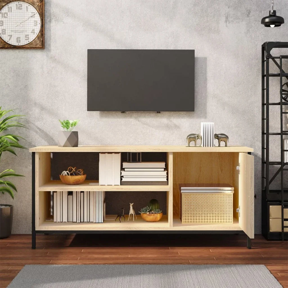 Meuble TV bois clair moderne