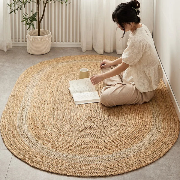 Tapis de salon japonais tissé à la main