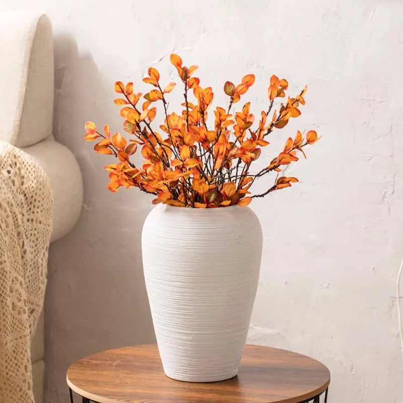 Vase décoratif minimaliste blanc