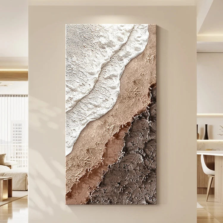 Tableau mural LED design texturé