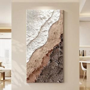 Tableau mural LED design texturé