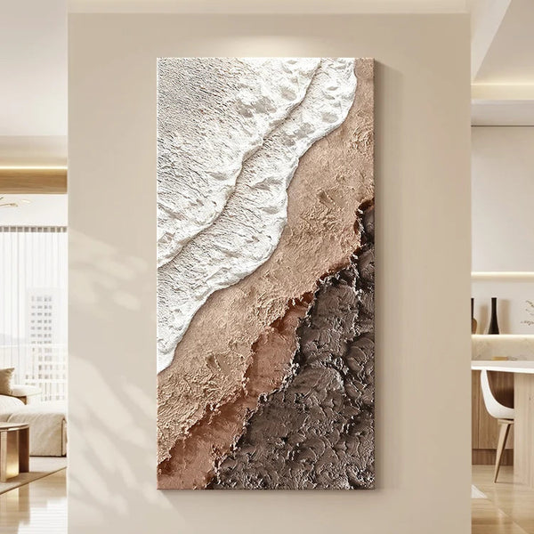 Tableau mural LED design texturé