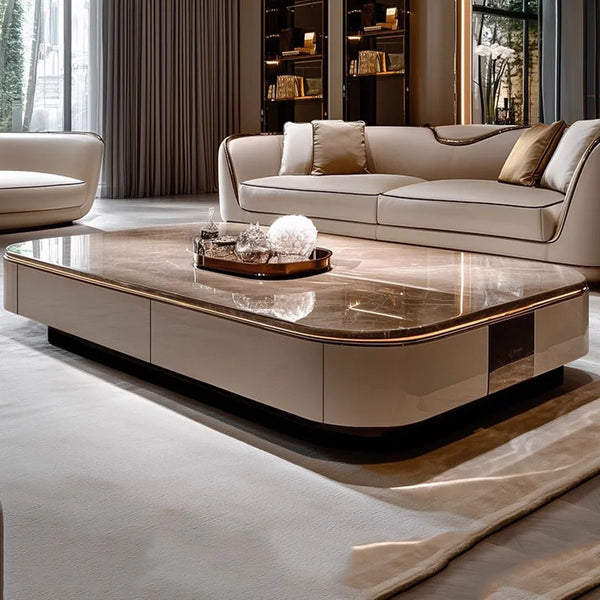 Table basse italienne luxe marbre