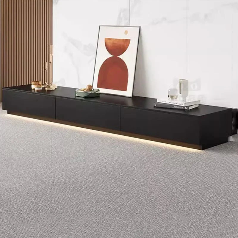 Meuble TV noir mat minimaliste