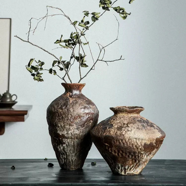 Vase décoratif céramique style vintage