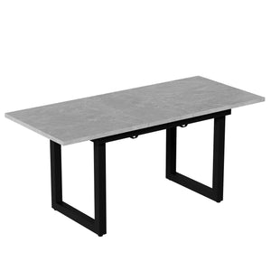 Table à manger extensible industrielle