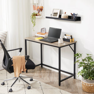 Bureau compact grège industriel