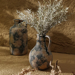 Vase en grès style Wabi-Sabi