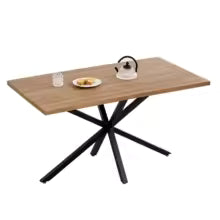 Table rectangulaire bois et métal