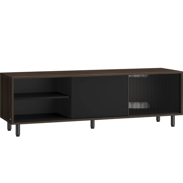 Meuble TV moderne marron cendré