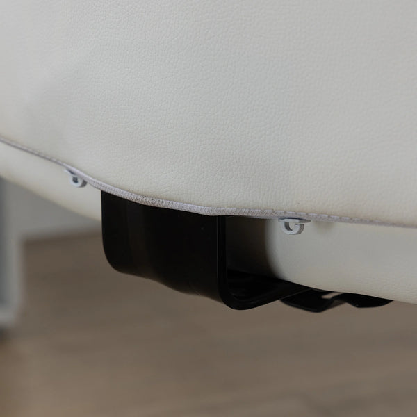 Chaise de bureau blanche réglable
